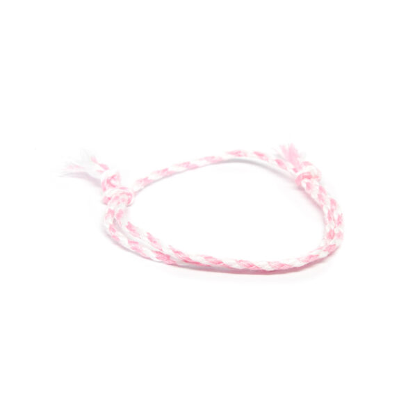 freundschaftsband 2-farbig pink weiss
